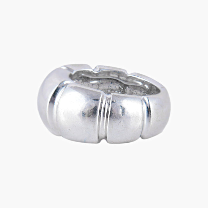 Bague 47 Bague Jonc Or gris 58 Facettes