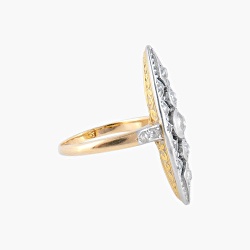 Bague 51 Bague Marquise Diamants 58 Facettes