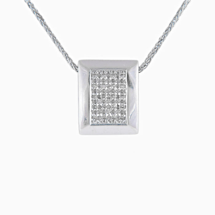 Collier Pendentif sur chaîne Diamants 58 Facettes