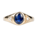 Ring Solid gold sapphire diamond ring 58 Facettes CHVEX30294-17