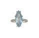 Ring 50 18K gold ring with marquise cut aquamarine 58 Facettes