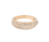 Bague Bague Cartier jonc or jaune pavage diamants 58 Facettes