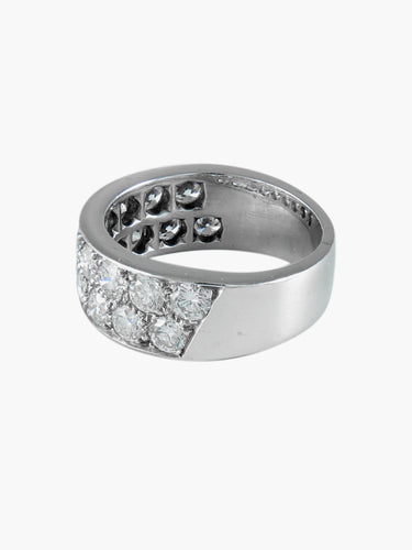 Bague Bague Ruban Diamants 58 Facettes