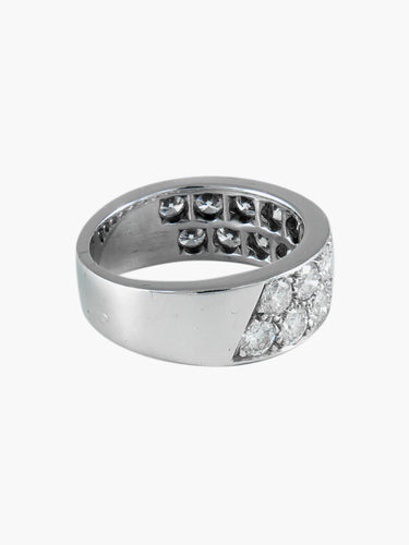 Bague Bague Ruban Diamants 58 Facettes