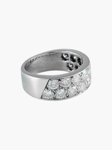 Bague Bague Ruban Diamants 58 Facettes