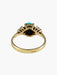 Ring 48 Turquoise Ring 3 Diamonds 58 Facettes