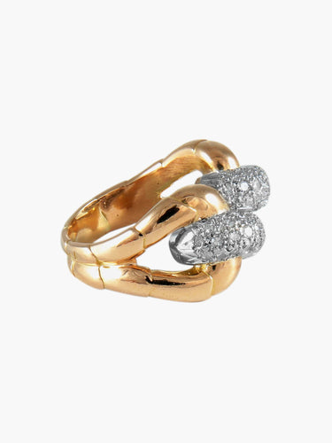 Bague 51 Bague à Pont Diamants 58 Facettes