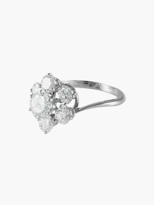 Bague Bague Marguerite Diamants 58 Facettes