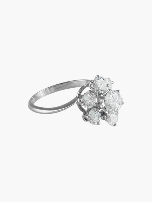 Bague Bague Marguerite Diamants 58 Facettes