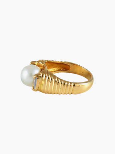 Bague 54 Bague Perle et Diamants 58 Facettes