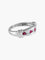 Bague 52 Bague Barrette Rubis Diamants 58 Facettes