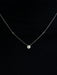 White Gold Diamond Solitaire Pendant Necklace 58 Facettes