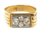Bague Bague Tank en Or jaune, diamants 58 Facettes 5251y