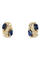 Boucles d'oreilles Boucles d'oreilles or jaune, saphirs et diamants 58 Facettes 081411