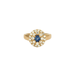 Ring 53 Sapphire Diamond Bangle Ring 58 Facettes ALGU28