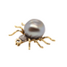 Brooch Pearl insect brooch in 18k yellow gold 58 Facettes 24559 DV