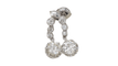 Boucles d'oreilles Dormeuses anciennes diamants 58 Facettes 32339