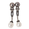 Boucles d'oreilles Boucles d'oreilles diamants cognacs et perles 58 Facettes 32154