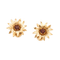 Boucles d'oreilles Boucles d'oreilles en Or jaune, grenats 58 Facettes