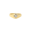 Bague Bague jonc anglais diamant 0,15ct 58 Facettes J8