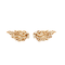 Boucles d'oreilles Clips d'oreilles feuillages Diamants et or jaune 58 Facettes