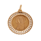 Pendentif Médaille Vierge entourage rayonnant 58 Facettes JB4