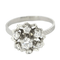 Bague Bague marguerite en or blanc et diamants 58 Facettes 25485