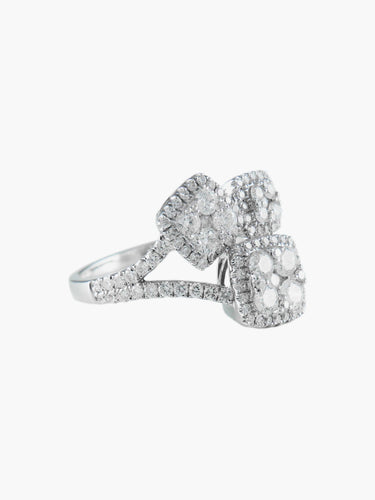 Bague Bague Trio Diamants 58 Facettes