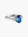 Ring Sapphire and 2 Diamond Ring 58 Facettes