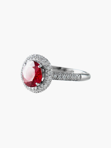 Bague Bague Rubis et Diamants 58 Facettes