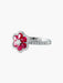 Bague Bague Fleur Rubis 58 Facettes