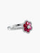 Bague Bague Fleur Rubis 58 Facettes