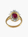 Ring Oval Ruby and Diamond Ring 58 Facettes