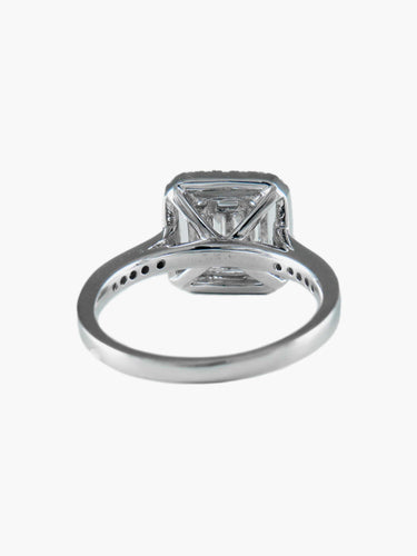 Bague Bague Carré de Diamants 58 Facettes