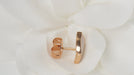 Earrings Rose gold and mother-of-pearl earrings 58 Facettes 31595