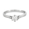 Bague 55 Bague Solitaire or gris diamant 58 Facettes 240033