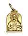 Pendentif Médaille or jaune Sacré coeur / Vierge à l’enfant 58 Facettes AB296