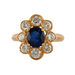 Ring 53 Marguerite Sapphire and Diamond Ring 58 Facettes