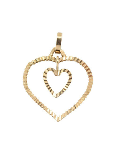 Pendentif PENDENTIF COEURS MODERNE 58 Facettes 044831