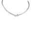 collier Collier tennis marquises et poires or blanc 58 Facettes N384