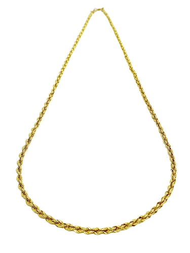 Collier Chaine En Or Torsadé 58 Facettes 3105/1