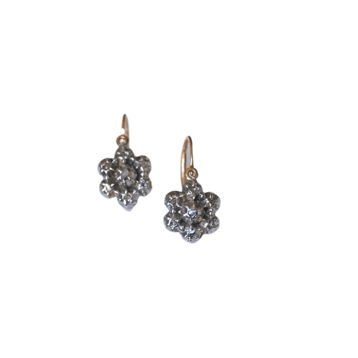 Boucles d'oreilles Boucles d'oreilles or argent diamants 58 Facettes