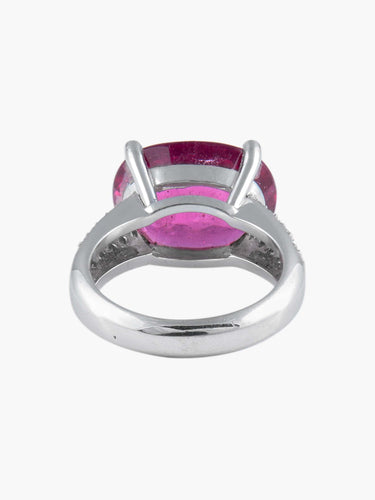 Bague 52 Bague Rubellite et Diamants 58 Facettes