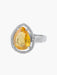 Ring 52 Yellow Sapphire Diamond Ring 58 Facettes