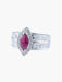 Bague 52 Bague Marquise Rubis Diamants 58 Facettes