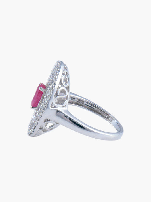 Bague 52 Bague Rubis et Diamants 58 Facettes