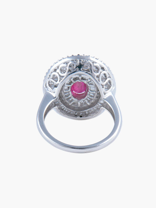 Bague 52 Bague Rubis et Diamants 58 Facettes