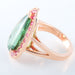 Bague 50.5 Bague Tourmaline green blue London Spinelles rouges 58 Facettes 1