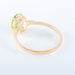 Ring 52 Oval Peridot Ring 58 Facettes 1