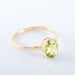 Ring 52 Oval Peridot Ring 58 Facettes 1